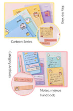 Cartoon Sticky Notes kawaii Cute Memo Pad Portable Index Label Stickers Notes School Stationery Supplies
