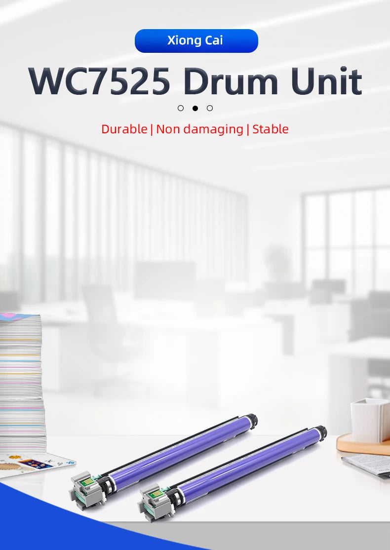 WC7525 Drum Unit,for Fuji Xerox WF 7525 7530 7535 7545 7556 7830 7835 7835 7845 7855 Kit core selenium drum assembly Printer