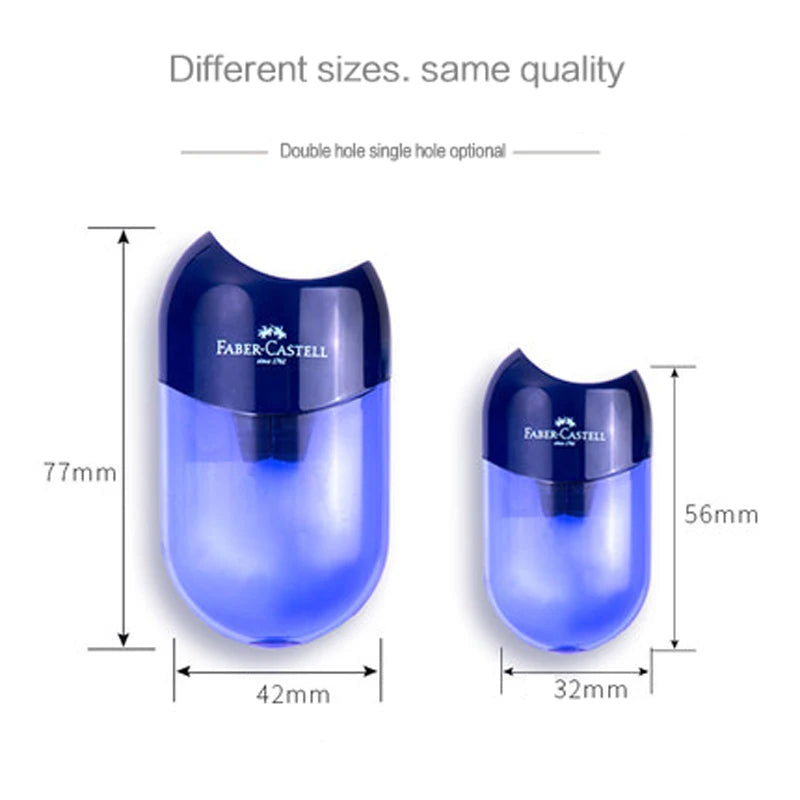 Faber Castell Pencil Sharpener Kawaii Single/Double Hole Pencil Cutter Sacapuntas Stationery Kids School Supplies Back to School