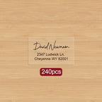 Custom Printed Waterproof Mailing Labels - Durable Self-Adhesive Address Stickers for Invitations, usiness Mail & Greeting Cards