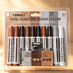 13/21Pcs Furniture Repair Pen Markers Remover Wood Scratches Restore Kit Scratch Filler Paint Wooden Cabinet Floors Tables