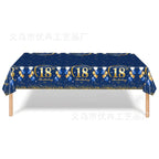 18th 30th 40th 50th 60th 70th Birthday Decorations Men Women Blue Birthday Happy Birthday  Plates Cup Tableware Anniversary