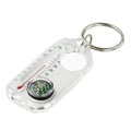 Multifunction Mini Keychain Camping Compass Thermometer Outdoor Climbing Temperature Tester Survival Guiding Compass Tool