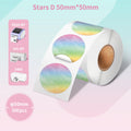Phomemo PM-241BT Shipping Label Printer Label Sticker Round Label Square Label Rainbow Color DIY Logo Design Small Business