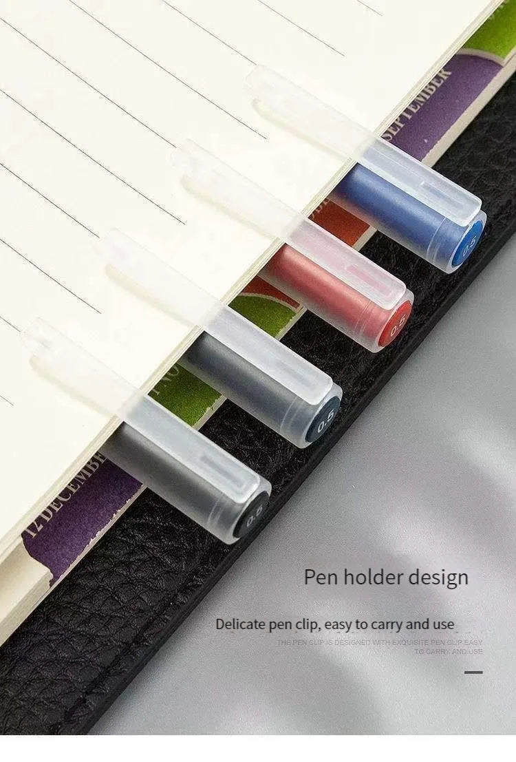 6/8Pcs/Set MUJIs Gel Pen Black/Red/Blue 0.38/0.5mm Ink Japan Color Pen Office School Ballpoint Pen Japanese Kawaii Stationery