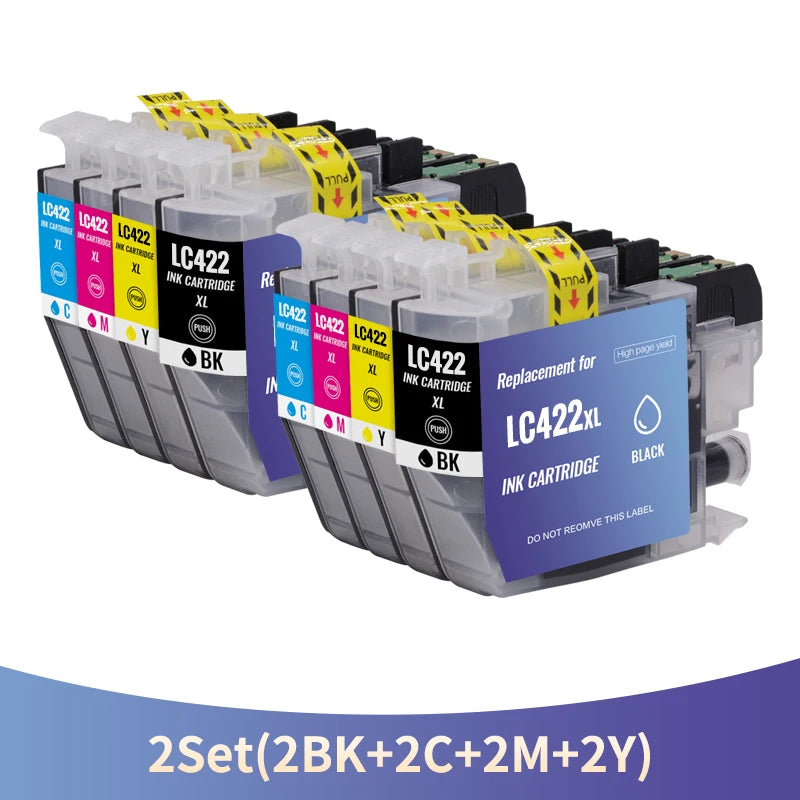 IBOQVZG LC422XL Ink Cartridges Suitable for Brother MFC-J5340DW MFC-J5740DW MFC-J5345DW MFC-J6540DW MFC-J6940DW Printer LC-422