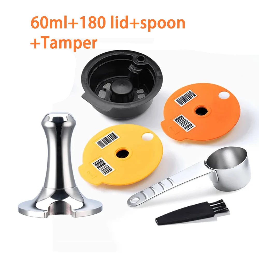 iCafilas For BOSCH-s Machine Tassimo Reusable Pods Coffee Capsule Filters Capsule Cup Silicone Lid Bean Pod Manufacturer