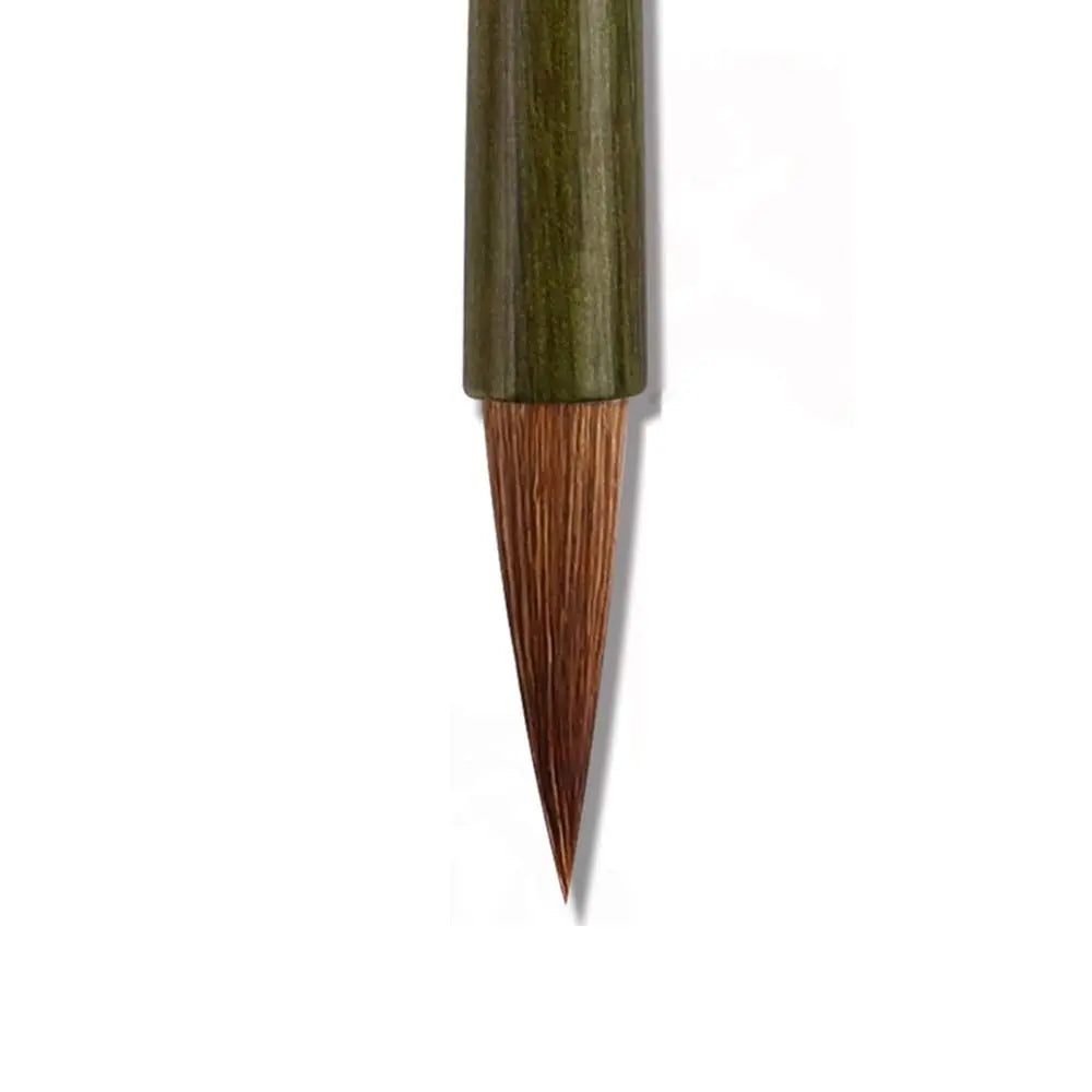 Oil Watercolor Chinese Calligraphy Brush Wood Oil Painting Art Paint Brush Wolf Hair Scriptures Writing Brush Drawing Tool