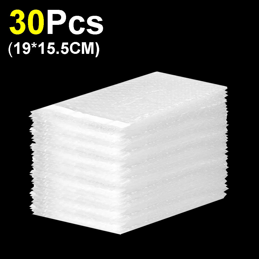 10-50pcs Envelope Shockproof Package White Bubble Bag PE Clear Cushioning Covers Protective Wrap Foam Packing Bags Can Be Sealed