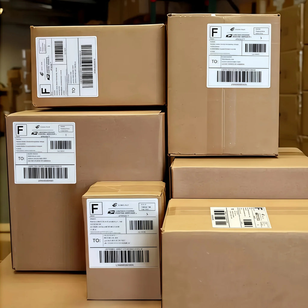 Strong Adhesive Easy Tear 4x6 Direct Thermal Shipping Labels 350/500 Pcs Fit All Thermal Printers Online Seller Logistics