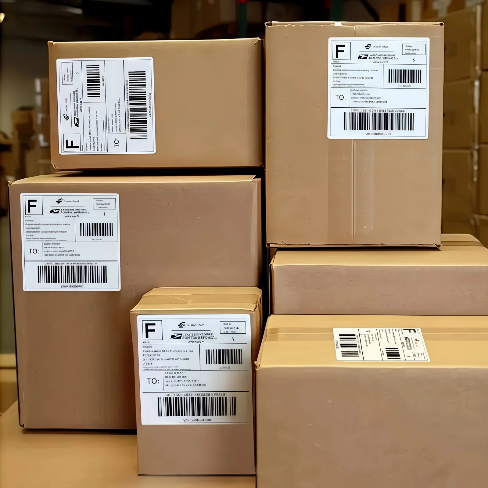 Strong Adhesive Easy Tear 4x6 Direct Thermal Shipping Labels 350/500 Pcs Fit All Thermal Printers Online Seller Logistics