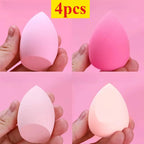 4/7/18 Piece Makeup Sponge Set Suitable for Liquid BB Cream Powder Application Makeup Egg Dry Wet Dual-Use Powder Puff Girl