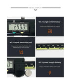 Japan Caliper Stainless Steel Absolute Digital Caliper 500-193-30 Battery Powered Inch/Metric 8" Range -0.001" Hand Tools