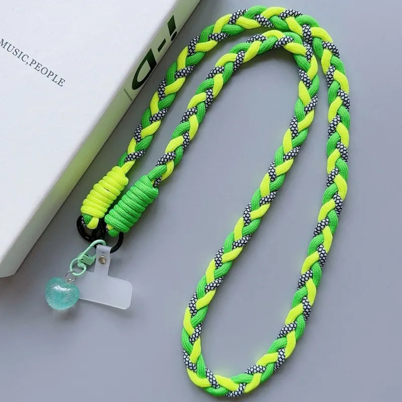 Creative Mobile Phone Universal Lanyard Crossbody Rope Long Phone Lanyard Shoulder Strap Cartoon Decorative Pendant Accessories