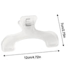 Transparent Plastic Book Clip Simple Reading Aid Fixed Book Page Holder Bookmark Creative Practical Note Holder Gift For Student