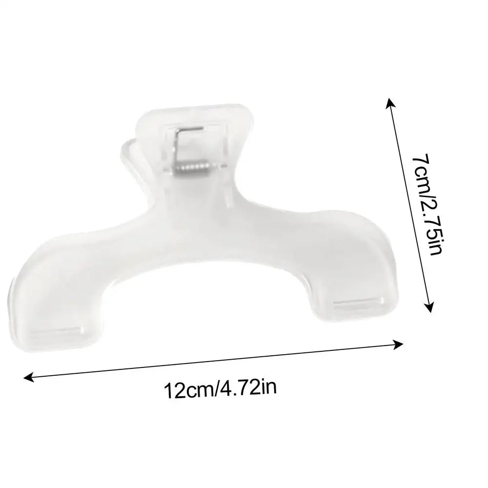 Transparent Plastic Book Clip Simple Reading Aid Fixed Book Page Holder Bookmark Creative Practical Note Holder Gift For Student