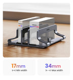 UGREEN Vertical Laptop Stand For MacBook Air Pro Triple Slots Aluminum Notebook Stand For MacBook Pro Tablet iPad Phone Holder
