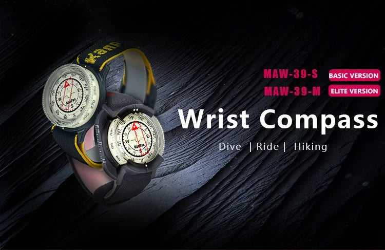 KANPAS WristBand Compass, Outdoor Magnetic Wrist Compass, Powerful Luminous Compass,South Hemisphere Available MAW-39-M/SKANPAS