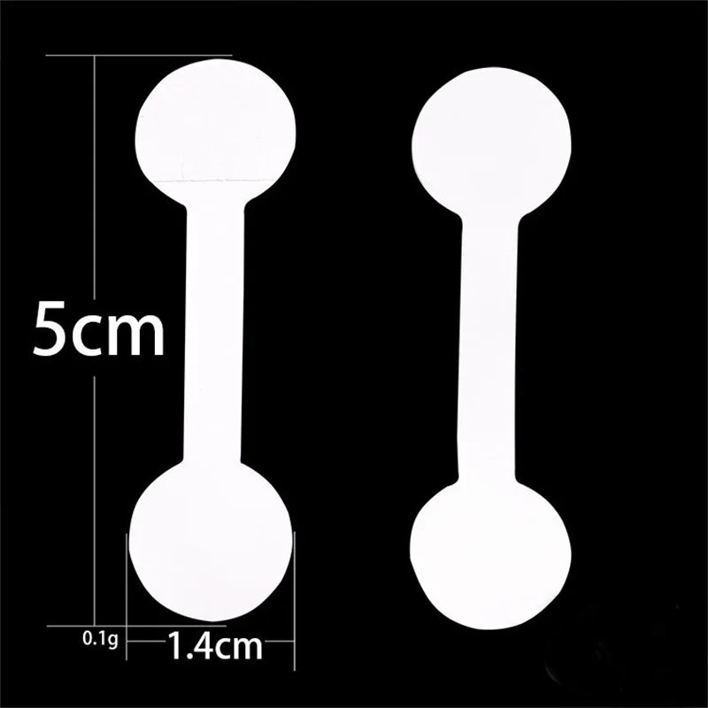 100pcs Paper Small Ring Price Tags Stickers Necklace Bracelet Blank Price Labels Display Diy Jewelry Packaging Making Supplies