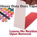 4.8cm*10m Colored Super Self-adhesive Fabric Tape Waterproof Heavy Duty No Residue Craft Duct Tape for DIY Art Packaging Coding