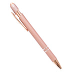 5-10 Pack 2-in-1 Stylus Pen, Retractable Ballpoint Pen w/ Stylus Tip for Touch Screen, Metal, 1.0mm Black Ink