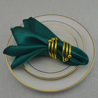 100pcs Satin Napkins For Wedding Party Decor Square 30cm Table Dinner Napkin Restaurant Supplies Christmas Birthday Tea Towels