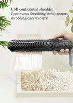 Portable USB Dual-Purpose Paper Shredder for Home & Office Shredder Tmnt Destructeur De Document