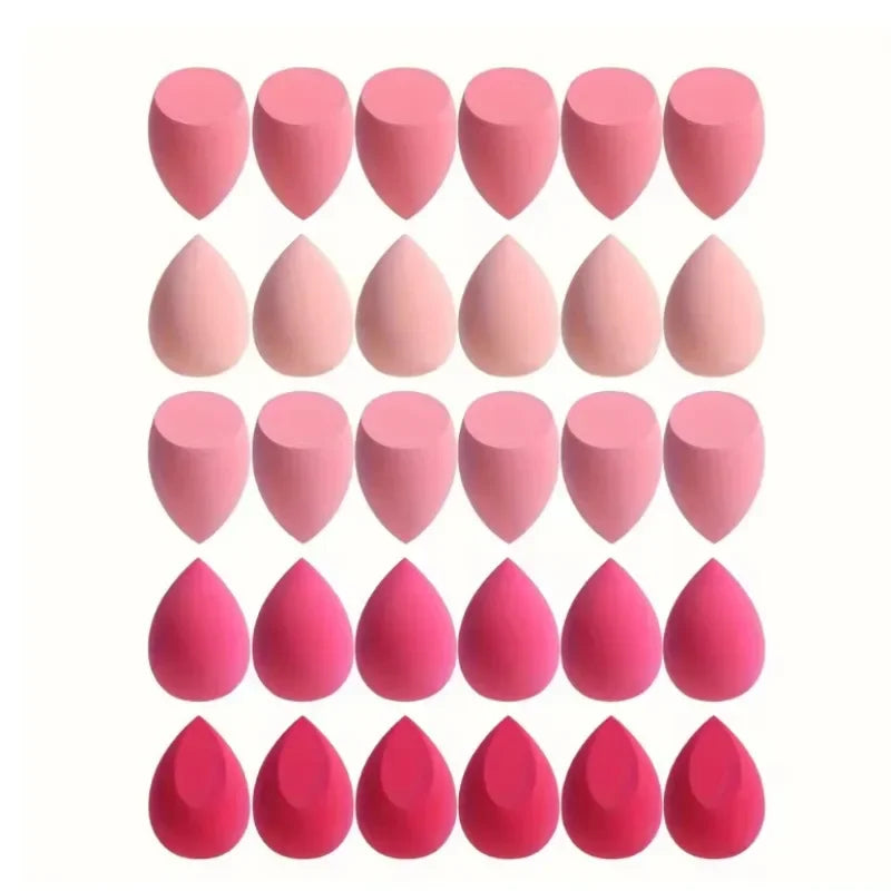 4/7/18 Piece Makeup Sponge Set Suitable for Liquid BB Cream Powder Application Makeup Egg Dry Wet Dual-Use Powder Puff Girl