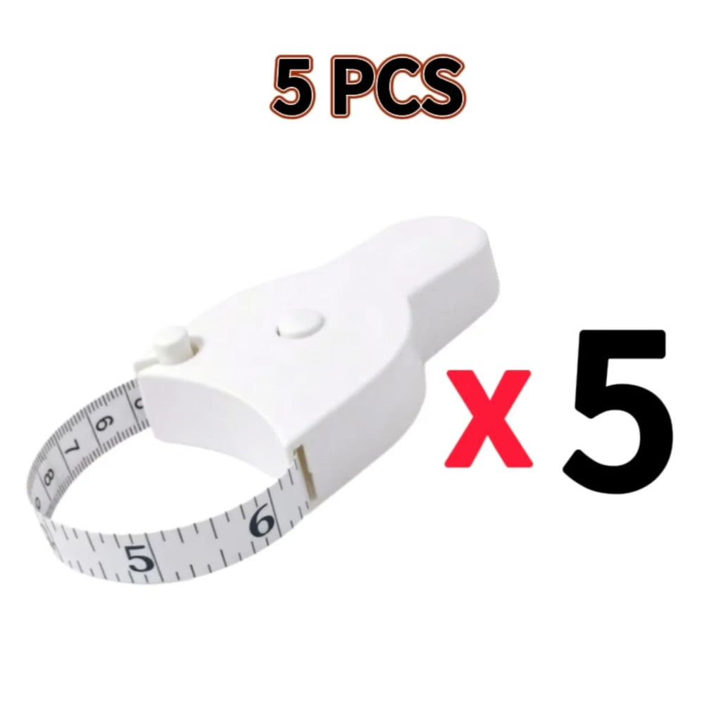 150cmAutomatic Telescopic Tape Measure Body Measuring Tape Sewing Ruler Tools Centimeter Tapes For Body Meter Measure White Tool
