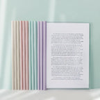 5Pcs Gradient Pull-out Clip Teardrop-shaped A4 Transparent Folder Pull-out Clip Resume File Folder Approval and Submission