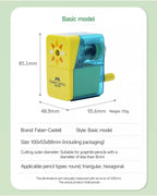Faber-Castell Pencil Sharpener Automatically Enters Lead Hand-cranked Multi-gear Desktop Rotary Student School Stationery