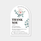 30pcs Thank You for Supporting My Small Business Card Thanks Greeting Card Appreciation Cardstock for Sellers Gift Merci Card
