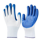 1/10pairs Non-slip Thicken Latex Rubber Safety Work Gloves Palm Coated Gloves Mechanic Working Gloves for Garden WorkTools