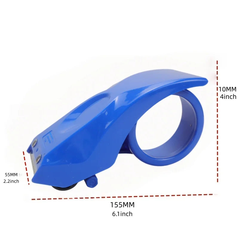 Heavy Duty Shipping Tape Dispenser Eco-Friendly Reusable Replaceable Master Piece for Pros with Patented 10° Sloped Design