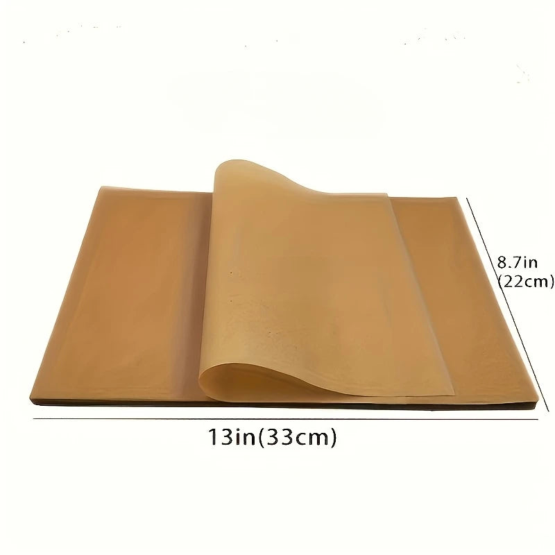 50/100pcs Pre-Cut Parchment Paper - Non-Stick for Baking Cooking Grilling Air Fryer Steaming Baking  Sheets  Baking Paper