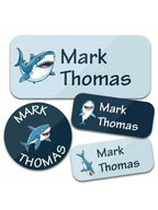 Custom Name Stickers 130 Pieces - Waterproof Personalized Adhesive Labels for Clothing