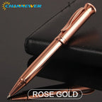 STONEGO Capless Ballpoint Pen, Simply Twist Roller Ball Pen Black Gel Ink Medium Point 1.0mm Smooth Writing Signature Pens
