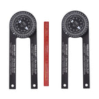 Professional Miter Saw Protractor Angle Finder Precision Miter Angle Finder Plumbers Woodworking Scale Mitre Saw Measuring Tool