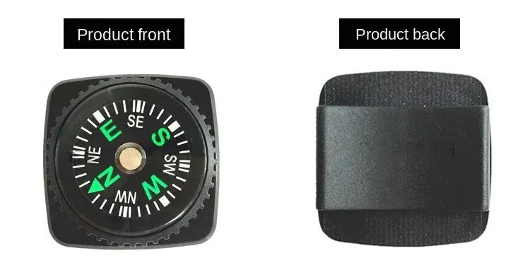 Small Outdoor Compass Camping Mountaineering Outdoor Orienteering Cross-country Compass Can Wear Width Less Than 21mm Strap