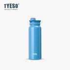 TYESO Thermos Bottle Car Insulated Flask Water Tumbler for Outdoor Sports Travel Vacuum Flasks Stainless Steel Thermal Cup
