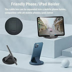 Portable Multi-functional Data Cable Storage Box, 60W Fast Charging Mobile Phone Holder, Charging Cable Set, Multi Head Adapter