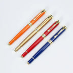 Luxury Metal Shell Business Office School Supplies Ballpoint Pens for Writing Rollerball Pen Customized Logo Name Gift