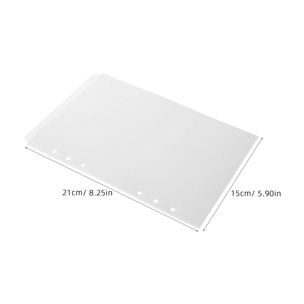 25Pcs A5 Binder Dividers Removable PP Index Tabs Portable Organizer for Office School Home File Document Management Binder