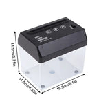 A6 Portable Mini Paper Shredder Electric USB Battery Operated Documents Paper Cutting Tool For Home Office
