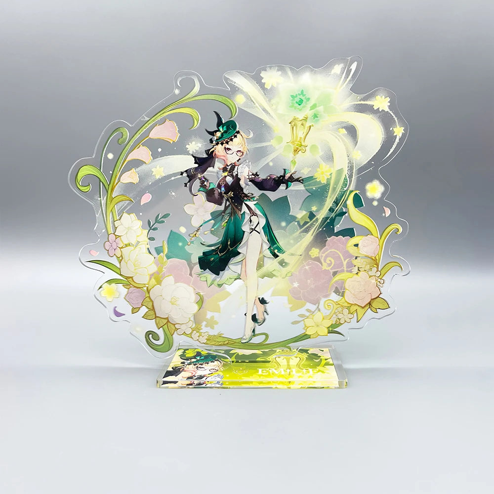 Odette Lohen Flins Durin Mavuika Columbina Xiao Arlecchino Acrylic Anime Model Furina Collect Desktop Decoration Keychains Gift