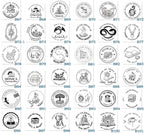 Embosser Stamp LOGO Customized Wedding Library Book Private Seals Customization Envelope Party Invitation Embossing Stamps DIY