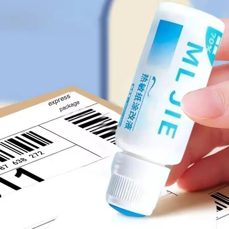 20ml 30ml 50ml Thermal Paper Correction Fluid Fast-Drying Anti Peep Identity Information ID Info Privacy Protector Quick Eraser