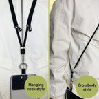 1pcs Crossbody Lanyard DYM Necklace Strap Universal Mobile Phone Adjustment Long Hanging Rope With Clip Anti-Lost Lanyard