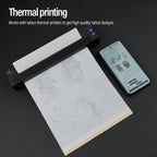 Tattoo Transfer Paper A4 Size Tattoo Stencil Paper Copy Paper Thermal Paper for Tattoo Transfer Machine or Hand Drawing