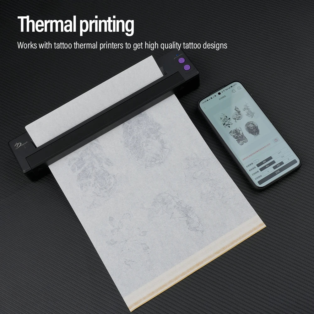 Tattoo Transfer Paper A4 Size Tattoo Stencil Paper Copy Paper Thermal Paper for Tattoo Transfer Machine or Hand Drawing